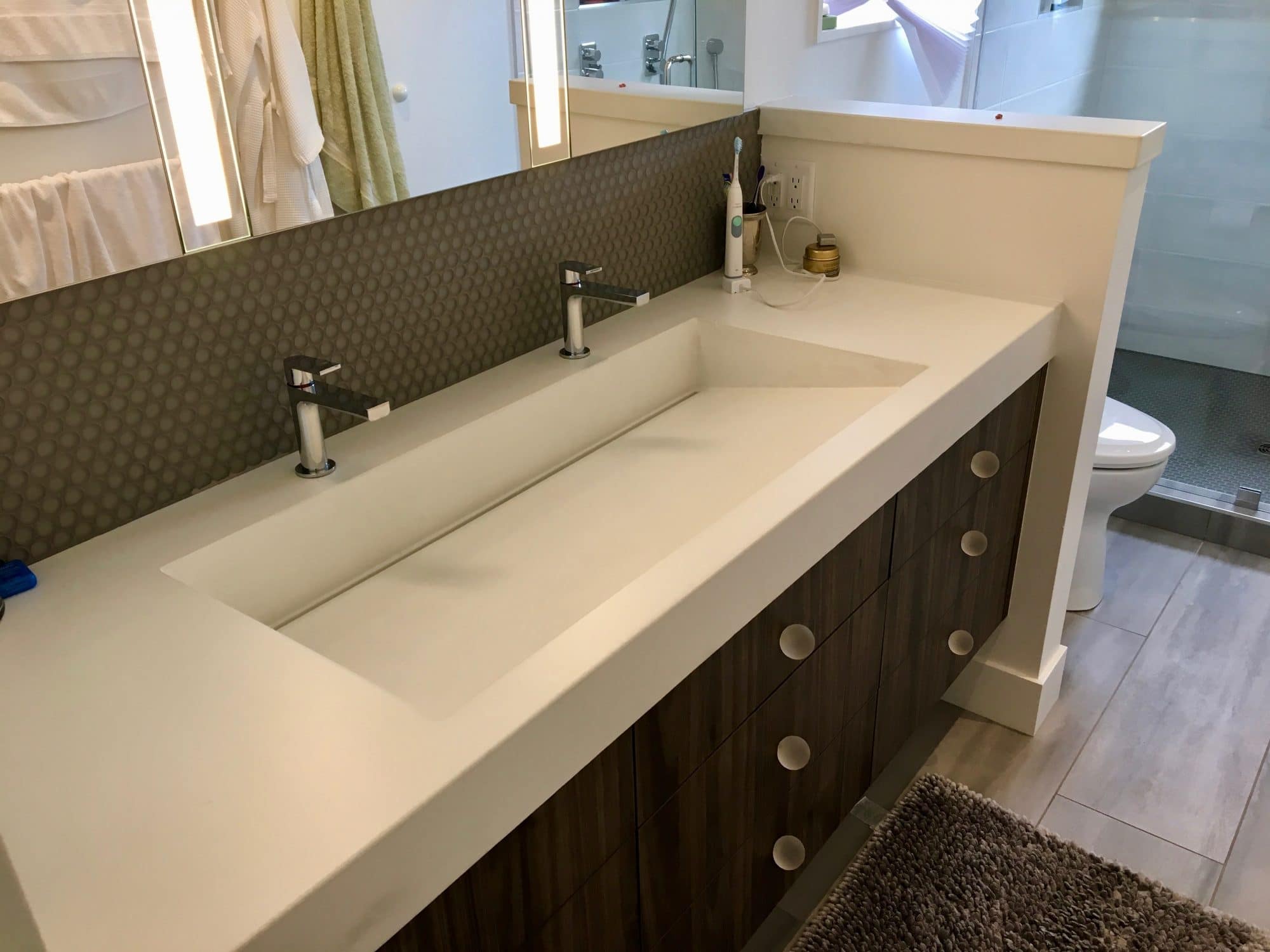Concrete Pete White concrete ramp sink