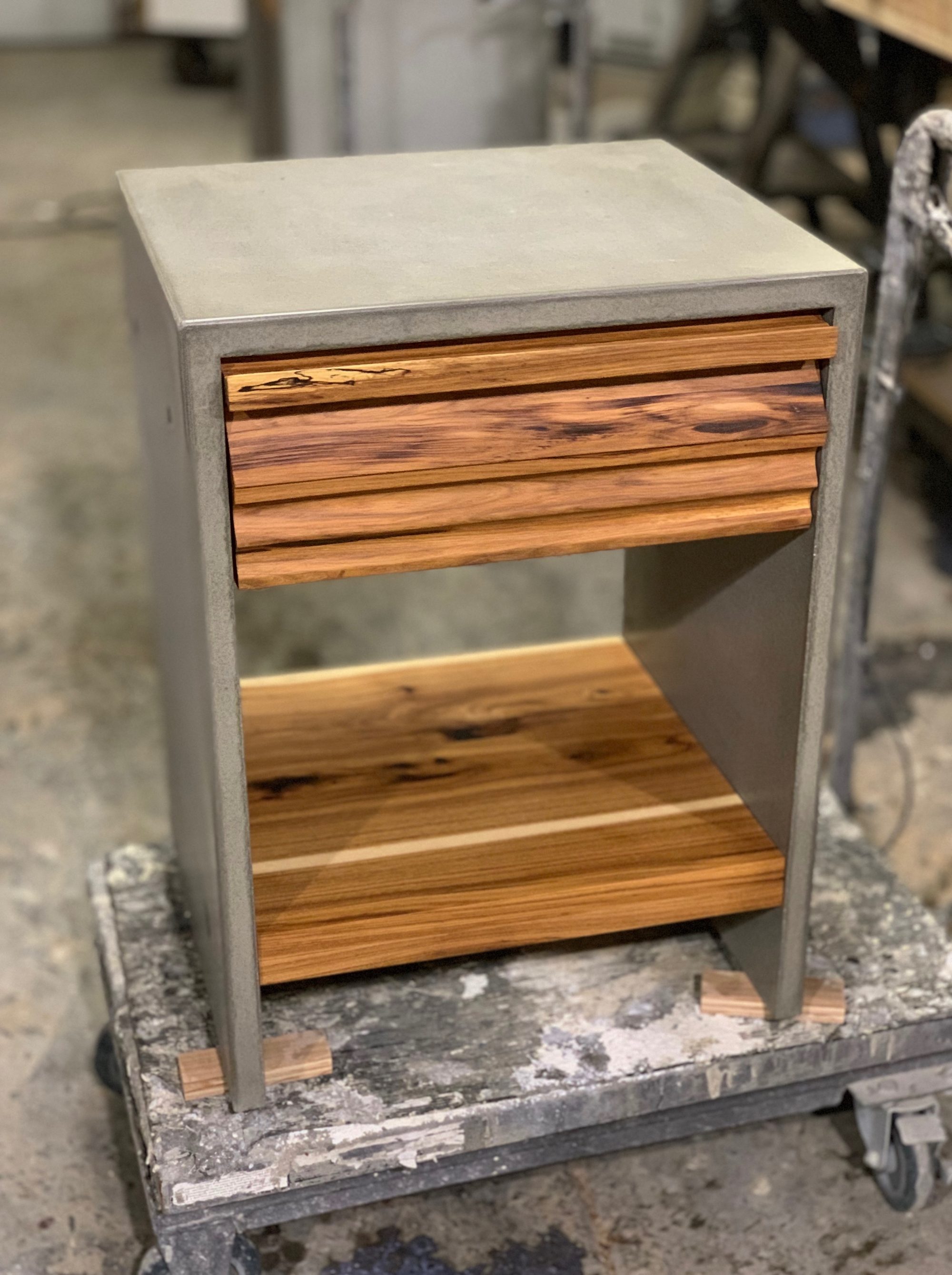 Concrete Pete concrete night stands