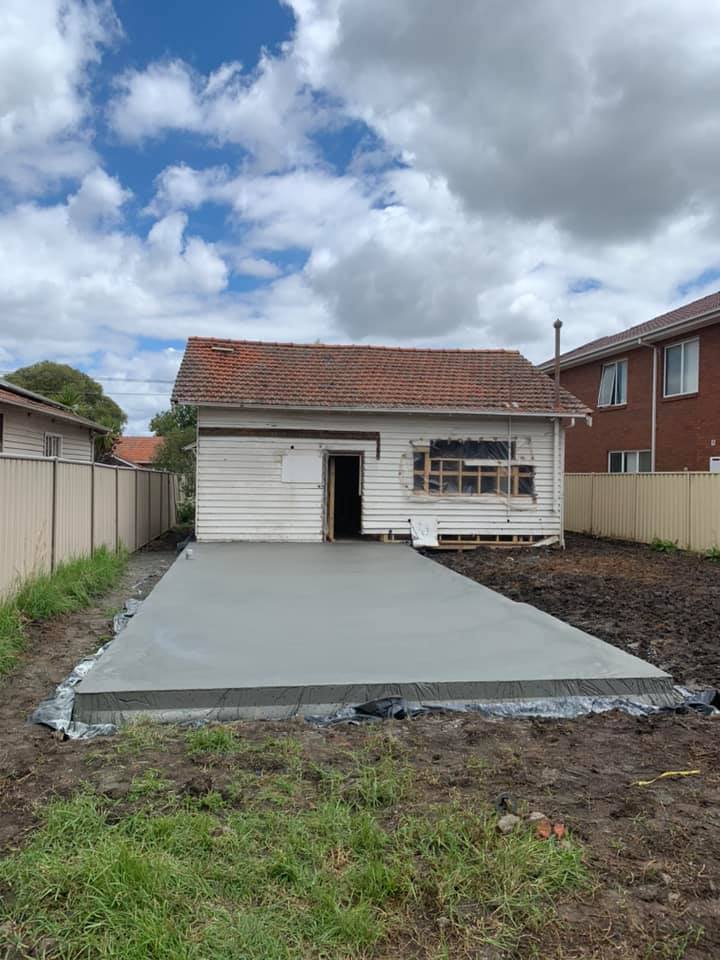 Concrete House Slab Concrete Works Melbourne
