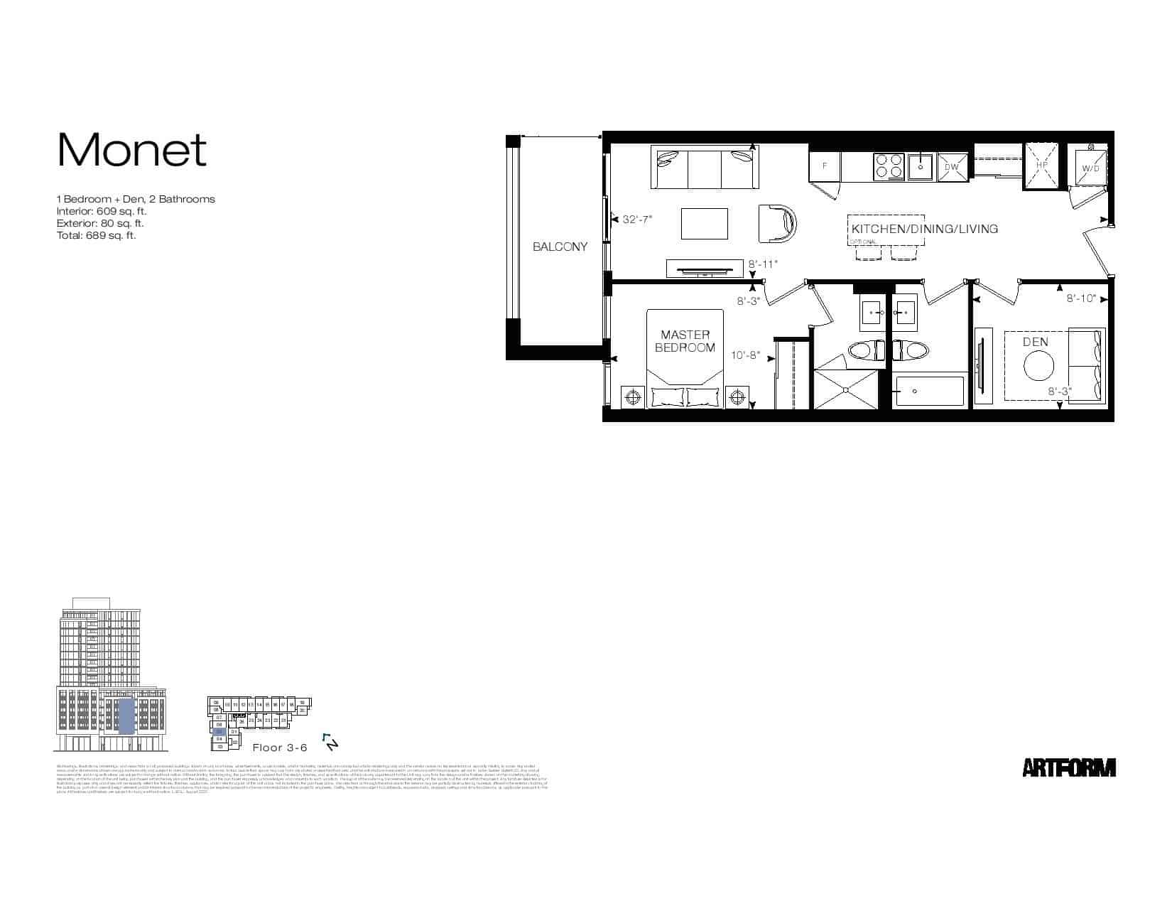 Artform Condos Prices & Floor Plans