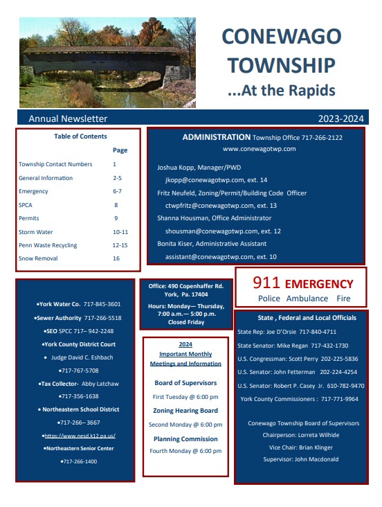 Conewago Township Growing with York County