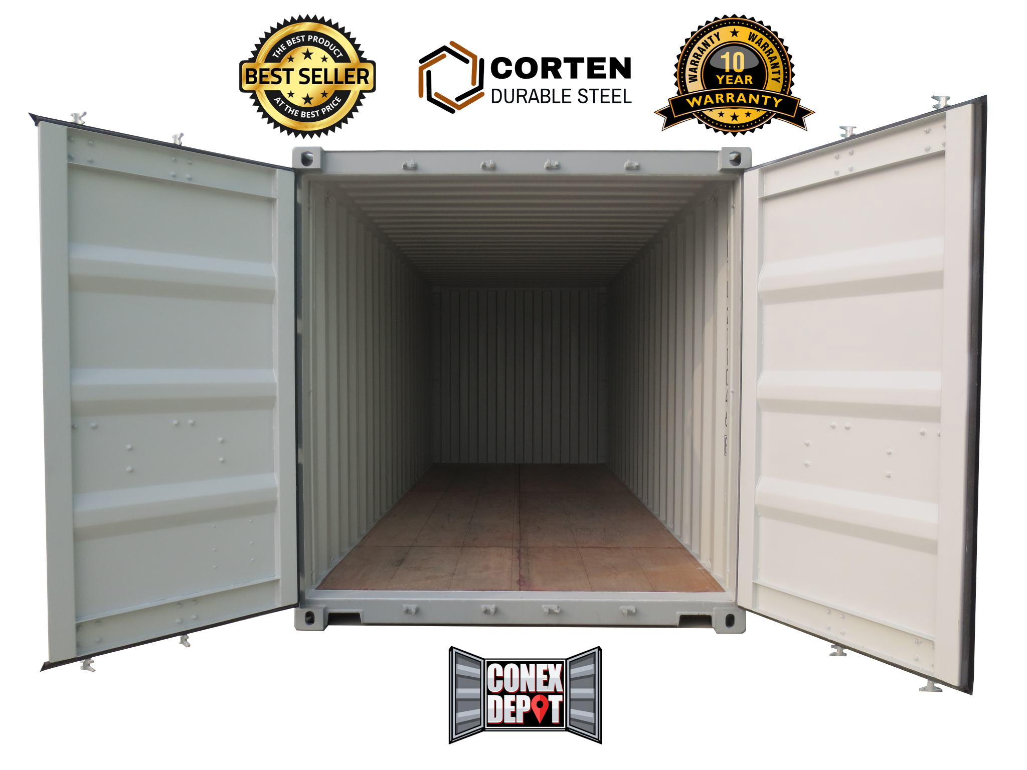 20FT Standard New (One Trip) Shipping Container Conex Depot