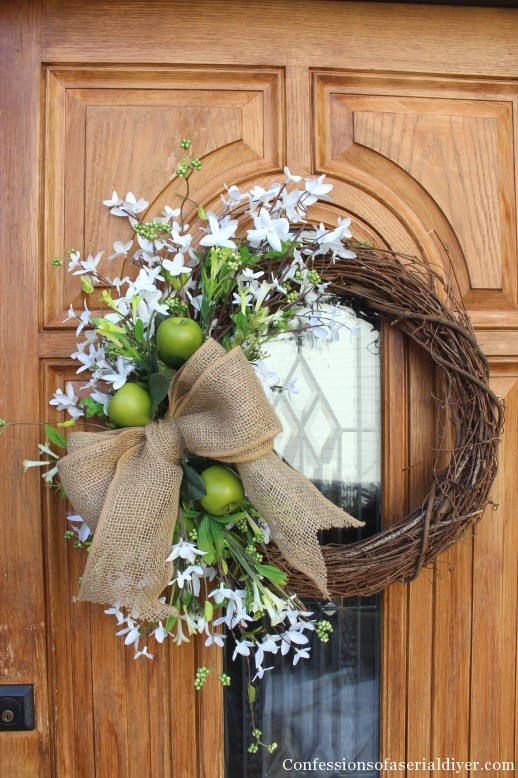 Simple Spring Wreath Confessions of a Serial DoitYourselfer