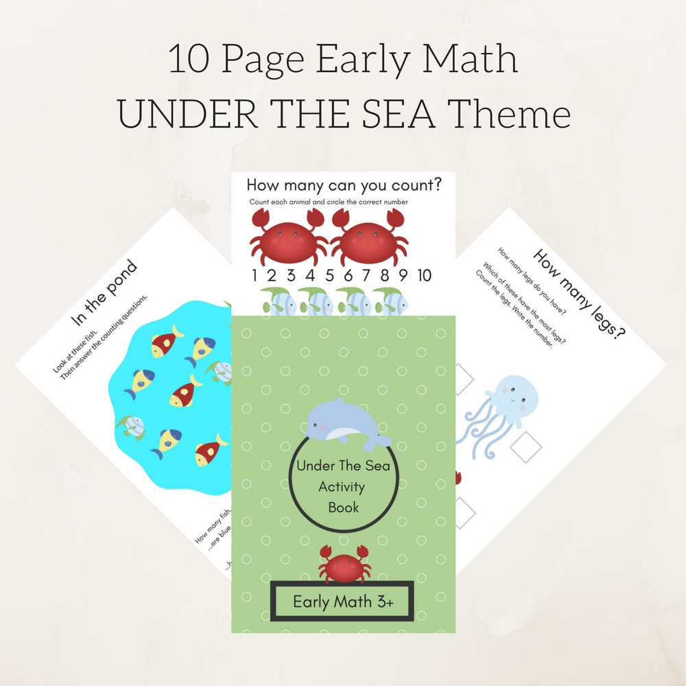 UNDER THE SEA kids games Worksheets Activities Confessions of a