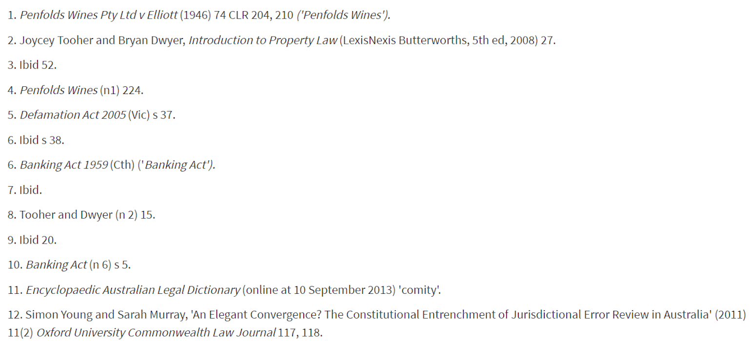AGLC (Australian Guide to Legal Citation) ConfidentWriters