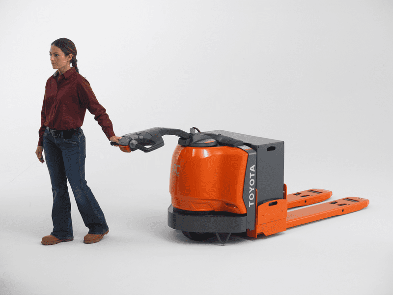 Toyota Large Electric Walkie Pallet Jack 6,000 lb. Capacity