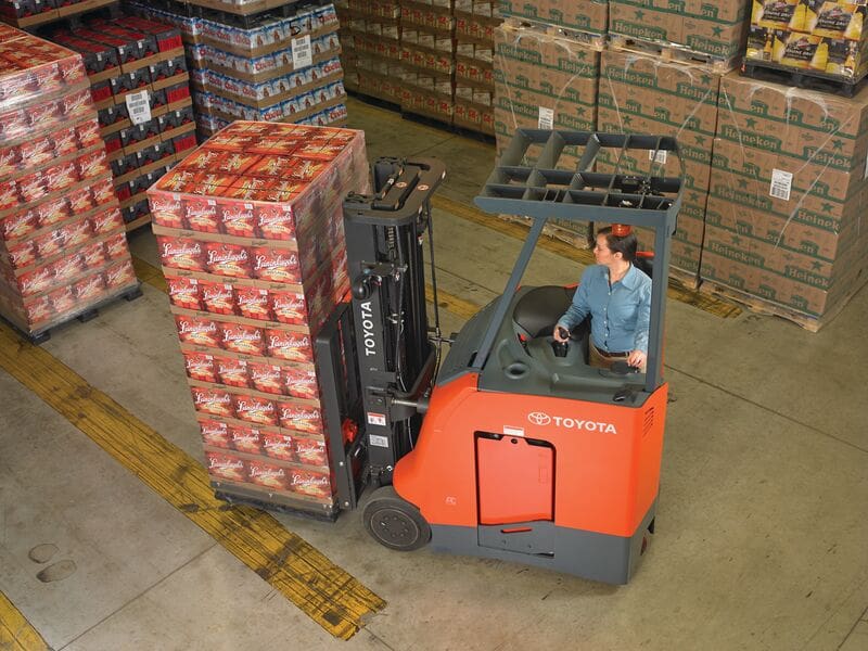Toyota StandUp Electric Forklift 3,000 lbs. to 4,000 lbs. Capacity