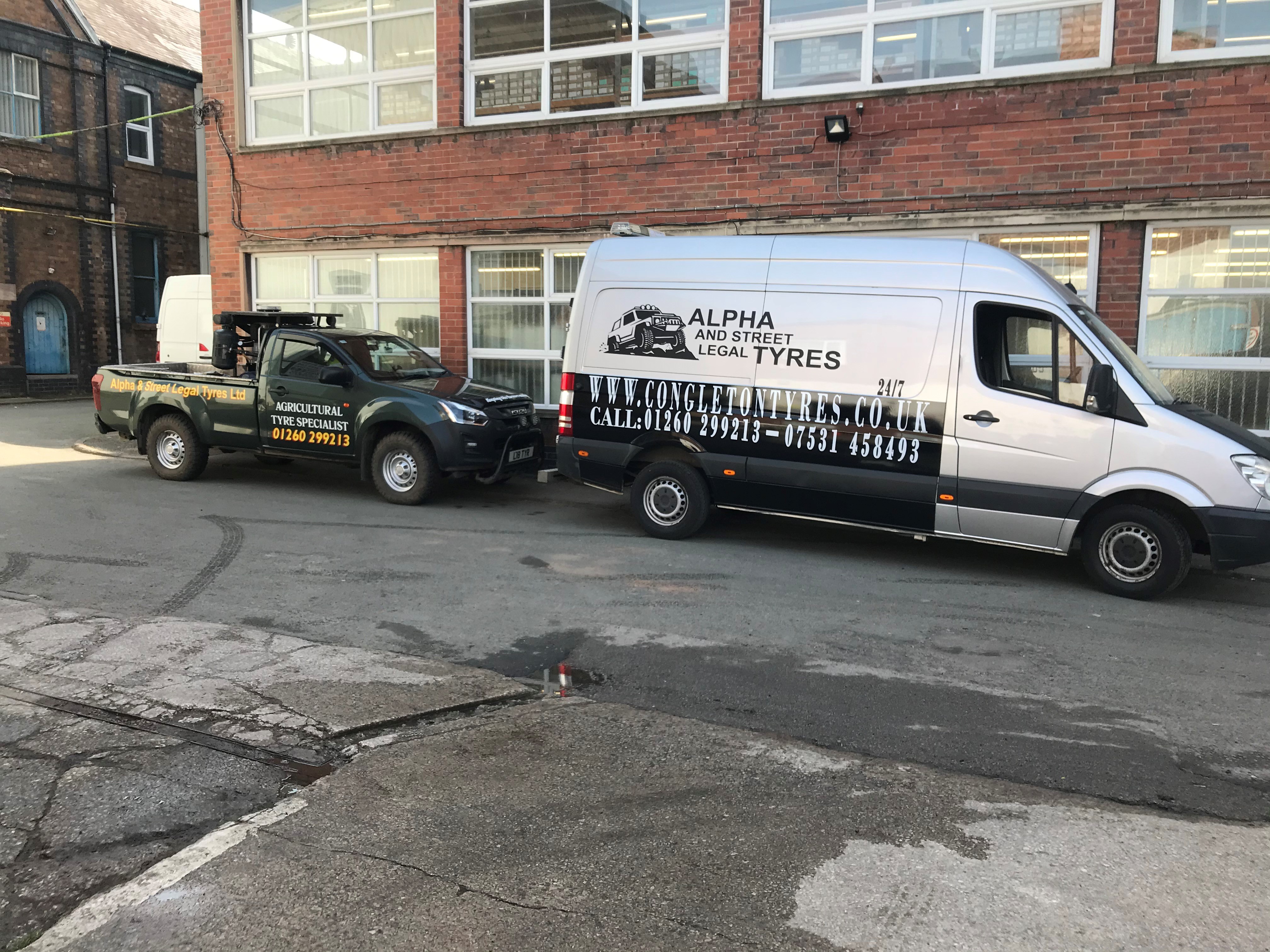 Congleton Tyres Next Day Fitting From ALPHA AND STREET LEGAL LTD
