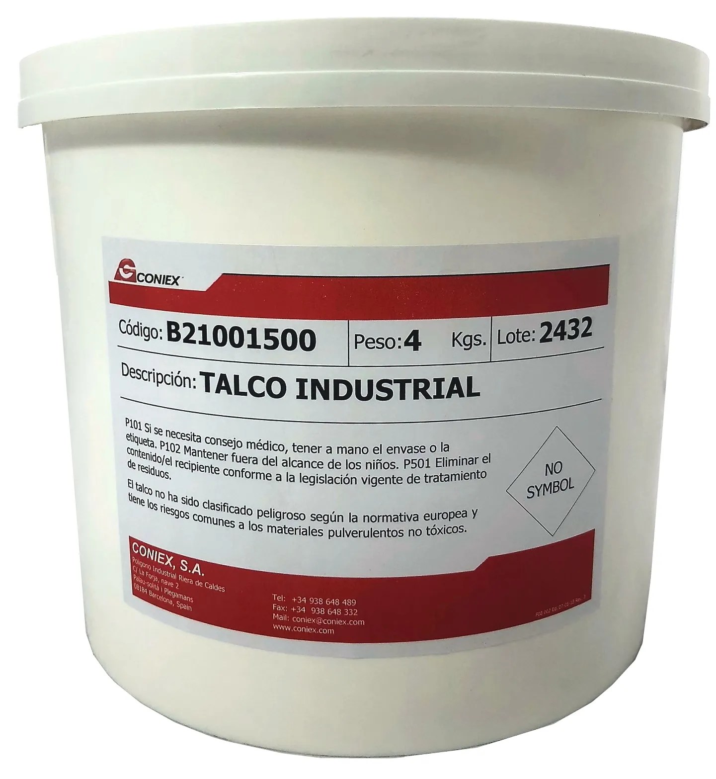 ¿Por qué debo utilizar talco industrial CONIEX en mis moldes?