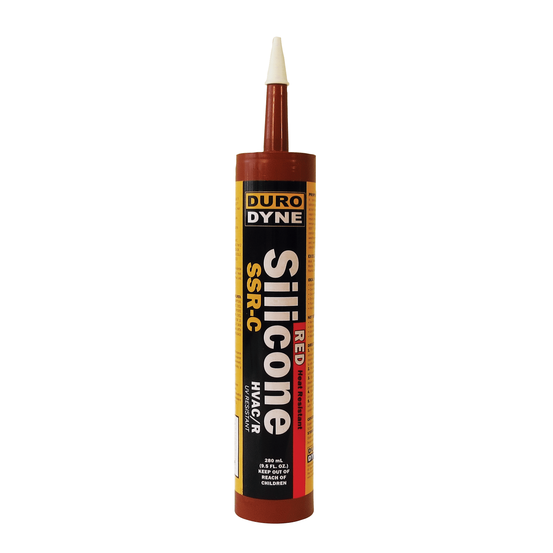 Silicone Sealant Clear—Red (Heat Resistant) Conklin Metal Industries