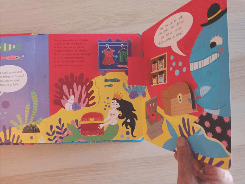 La rana Mariana busca toda la semana. Libro infantil de búsqueda tras