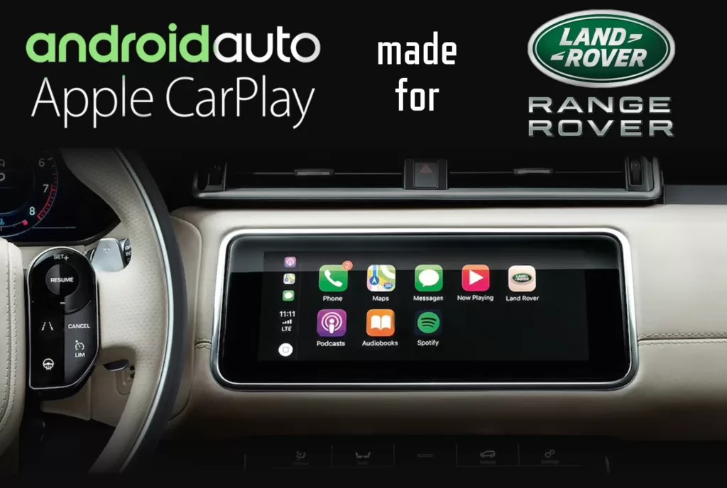 Land Rover and Range Rover Specific Carplay and Android Auto CCS
