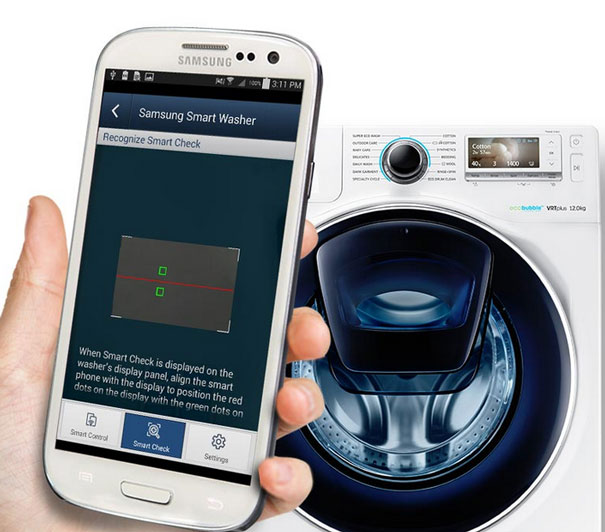 Samsung WW8500 AddWash Smart Washing Machine Connected Crib