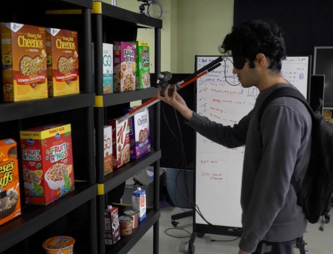  Smart walking stick could help visually impaired with grocery shopping