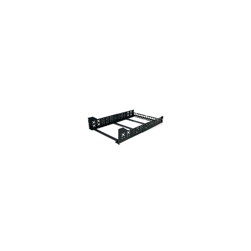 3U Fixed 19" Adjustable Depth Universal Server Rack Rails