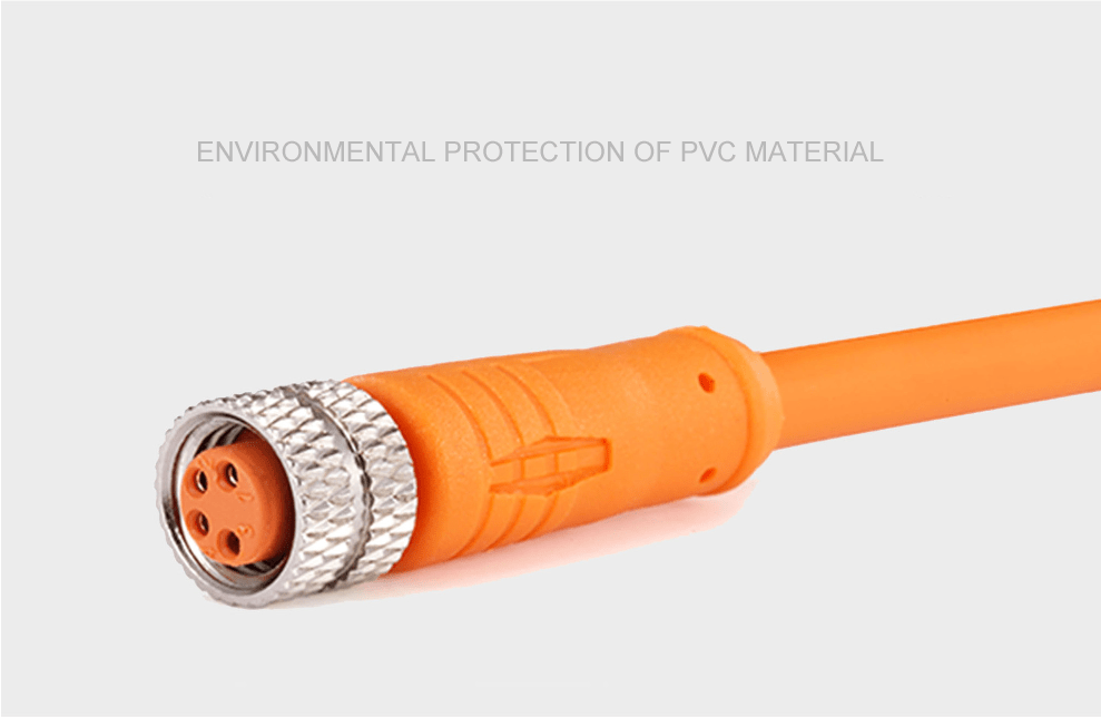 M8 4 Pin Female Cable Connector QH Industrial