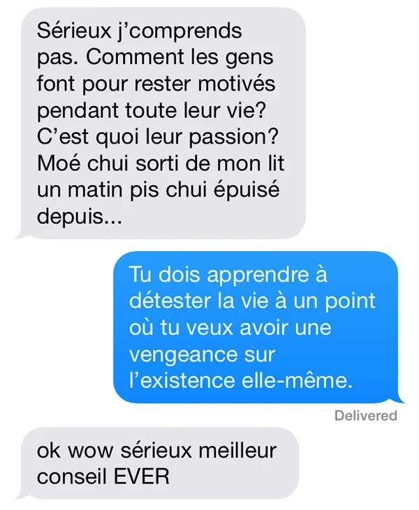 Meilleur conseil de la vie