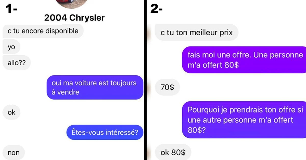 4 vraies conversations qui prouvent que Facebook Marketplace au Québec