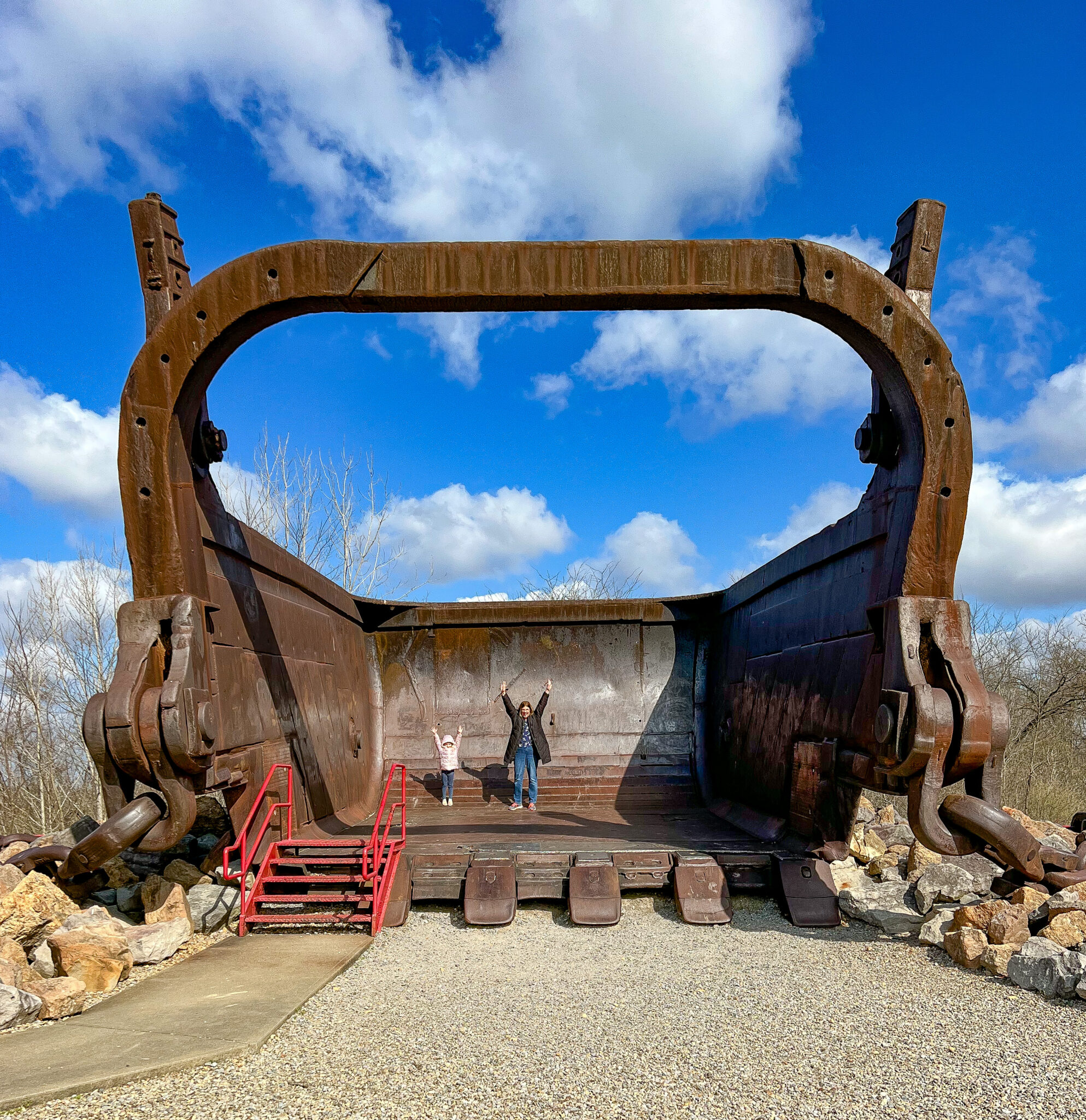 The Big Muskie Bucket at Miner’s Memorial Park