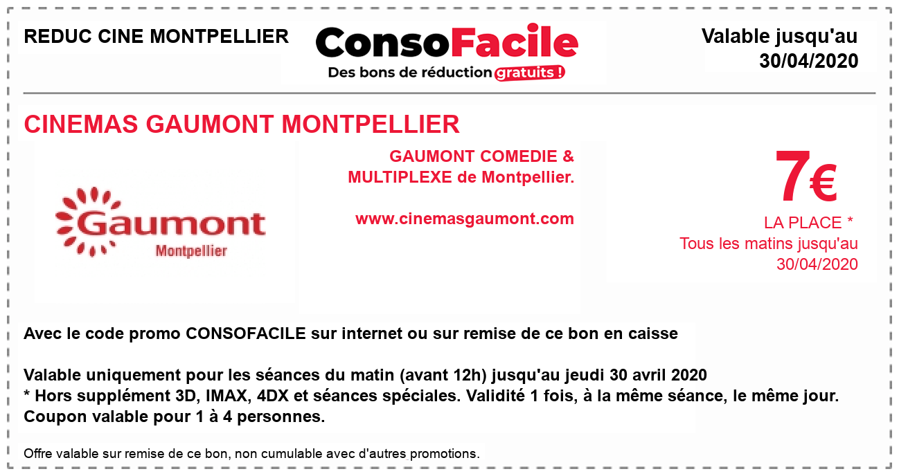 Casuse46151 Code Promo Cinema Gaumont / Utiliser votre