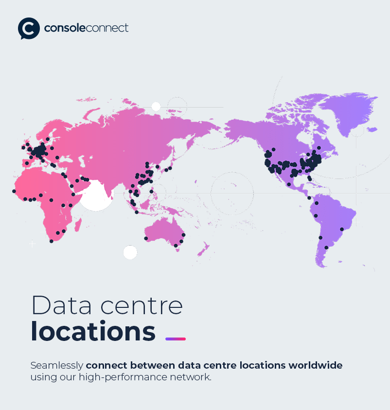 Data centre locations Console Connect