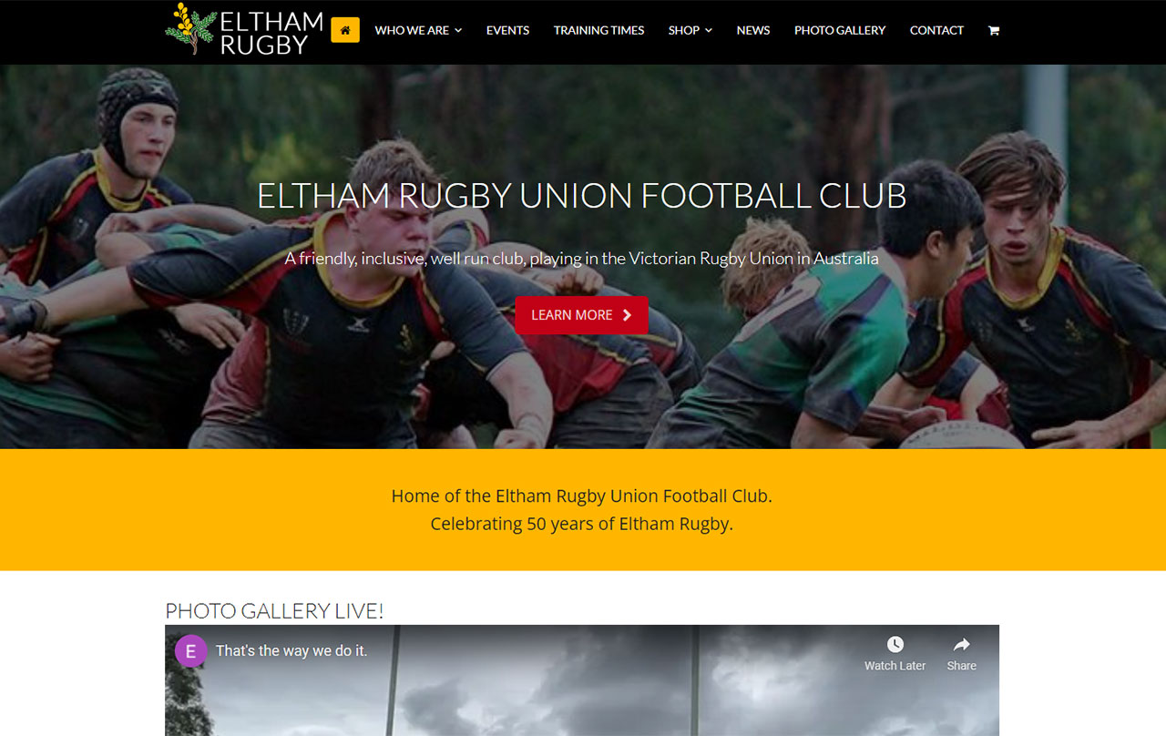 Eltham Rugby Football Club Consortium