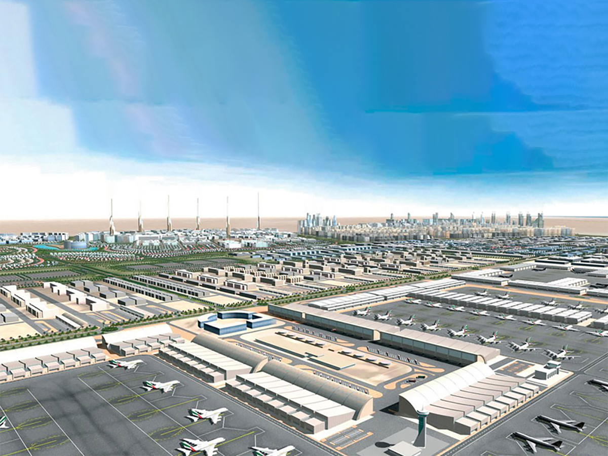Map of Dubai Al Maktoum International Airport