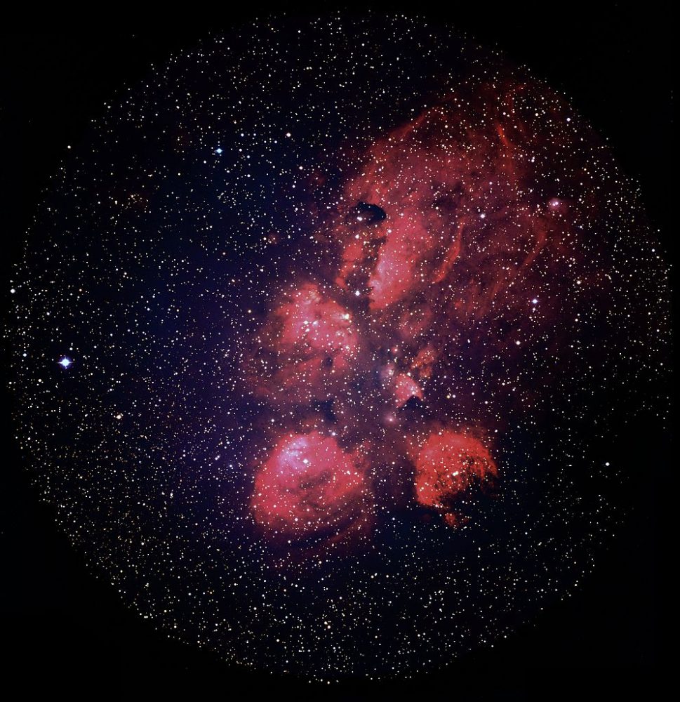 Cat's Paw Nebula NGC 6334 Constellation Guide