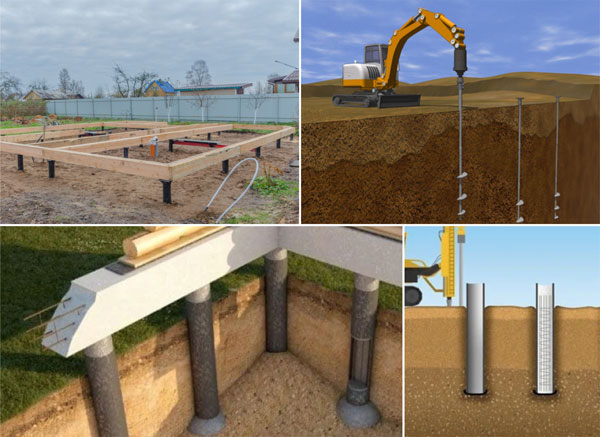 Different types of Pile foundation and their use in construction