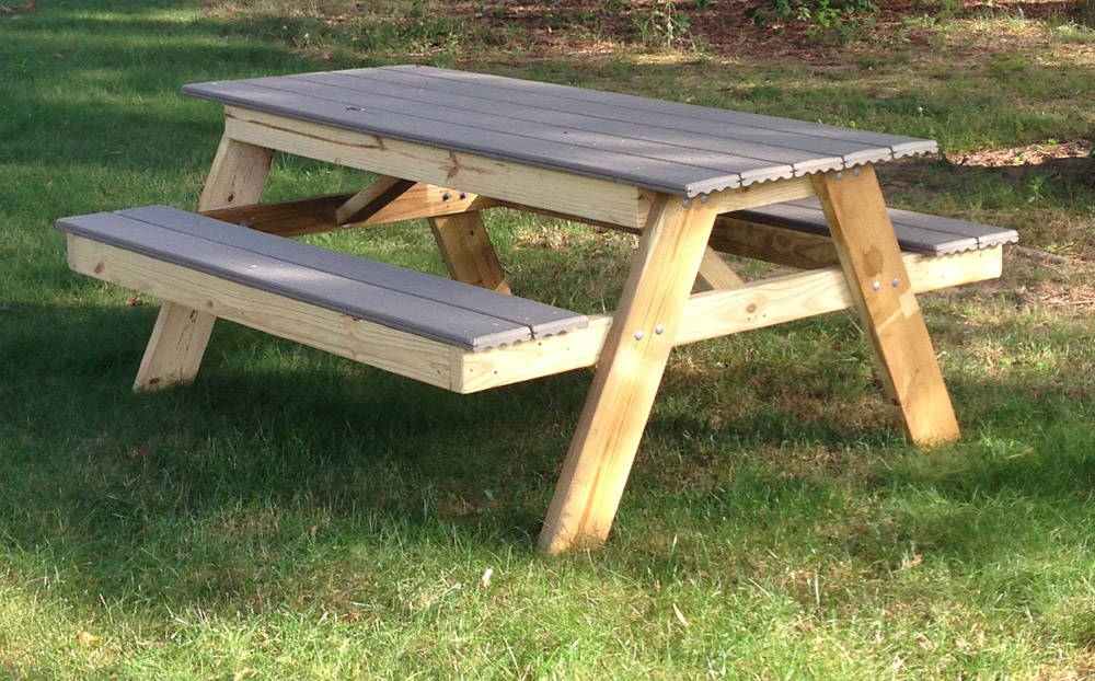 Traditional Picnic Table Plans Construct101