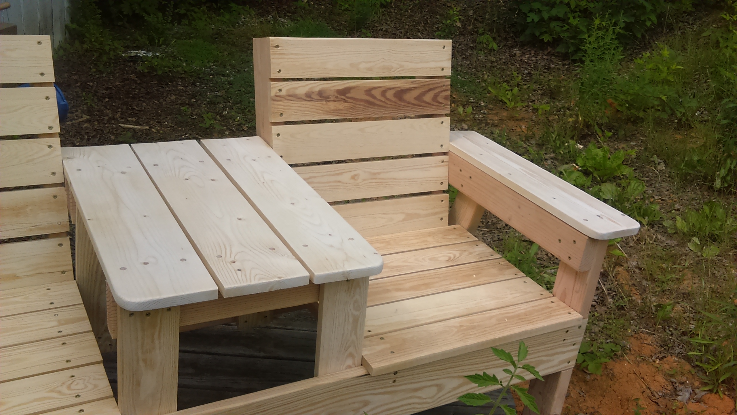 Double Chair Bench Plans StepByStep Plans Construct101