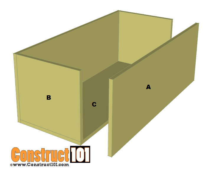 Storage Bench Plans - Free PDF Download - Construct101