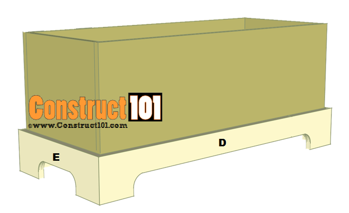 Storage Bench Plans - Construct101