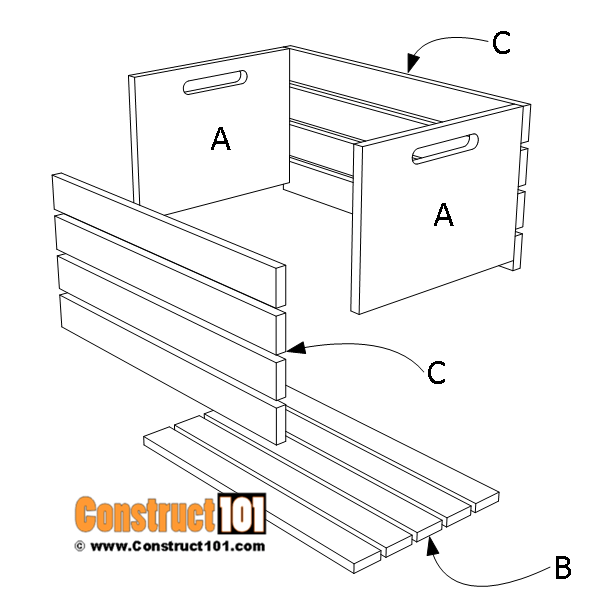 Wood Crate Plans Construct101