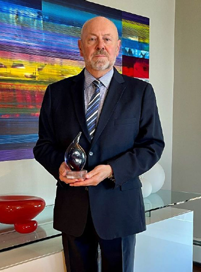 Bill Chomik awarded 2021 Tom Sutherland Award Construction Canada