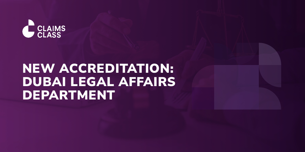 New Accreditation with Dubai Legal Affairs Department