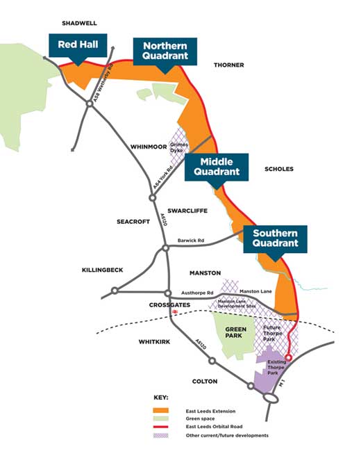 Bid race starts for £115m East Leeds Orbital Route project