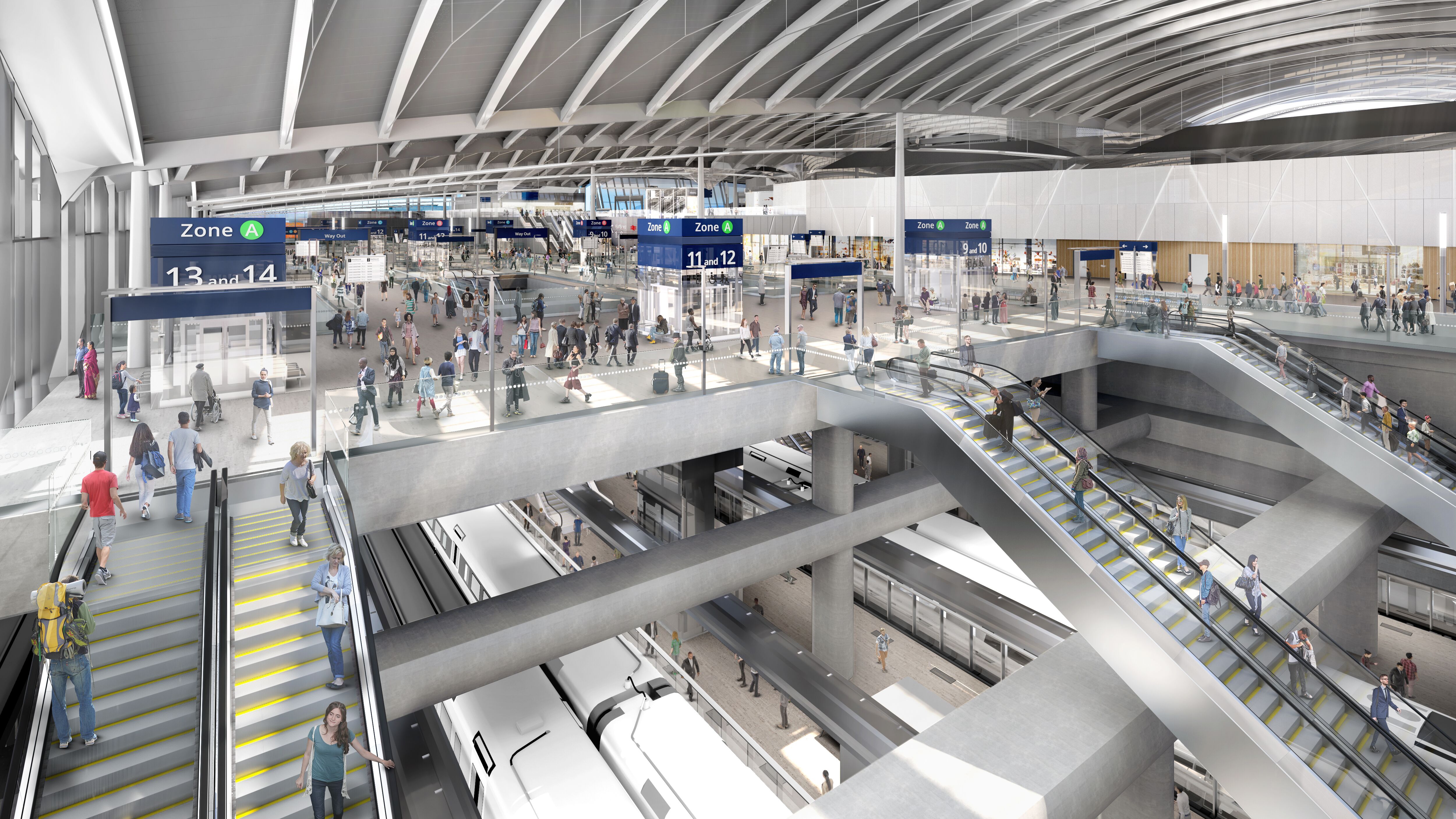 Basilica Industrial HS2 unveils Old Oak Common station design