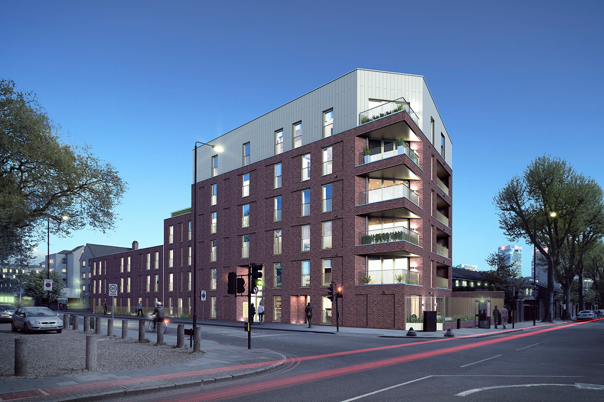 Tower crane drops load on passer by in east London