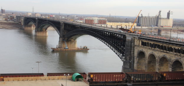 Brick archways restored underneath St. Louis’ Eads Bridge