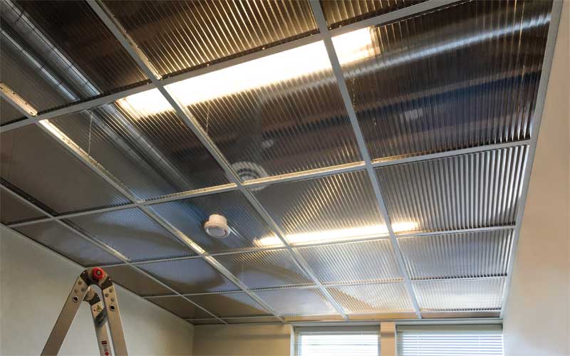 Clear Suspended Ceiling Grid Light Panels Shelly Lighting