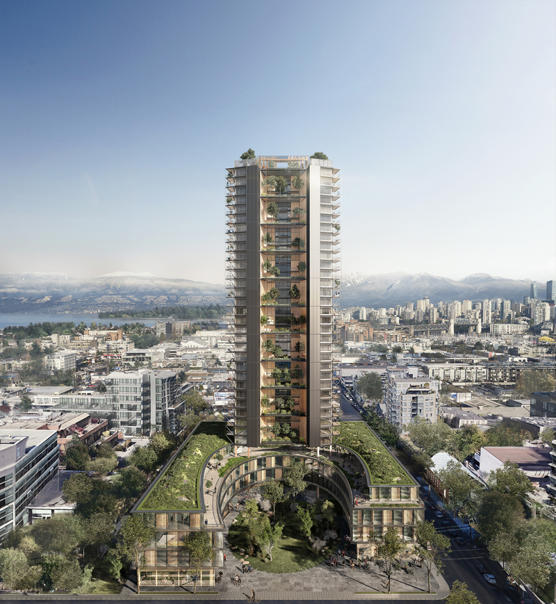Revealing designs for the world’s tallest hybrid timber tower