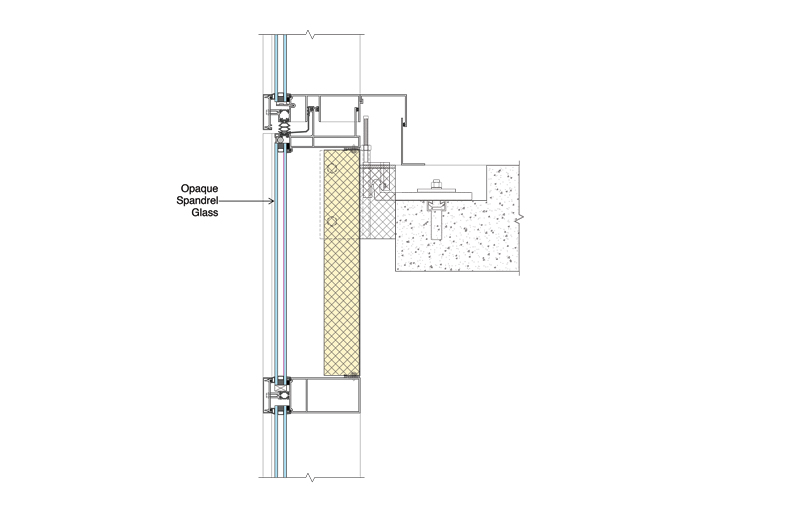 Spandrel Glass Storefront