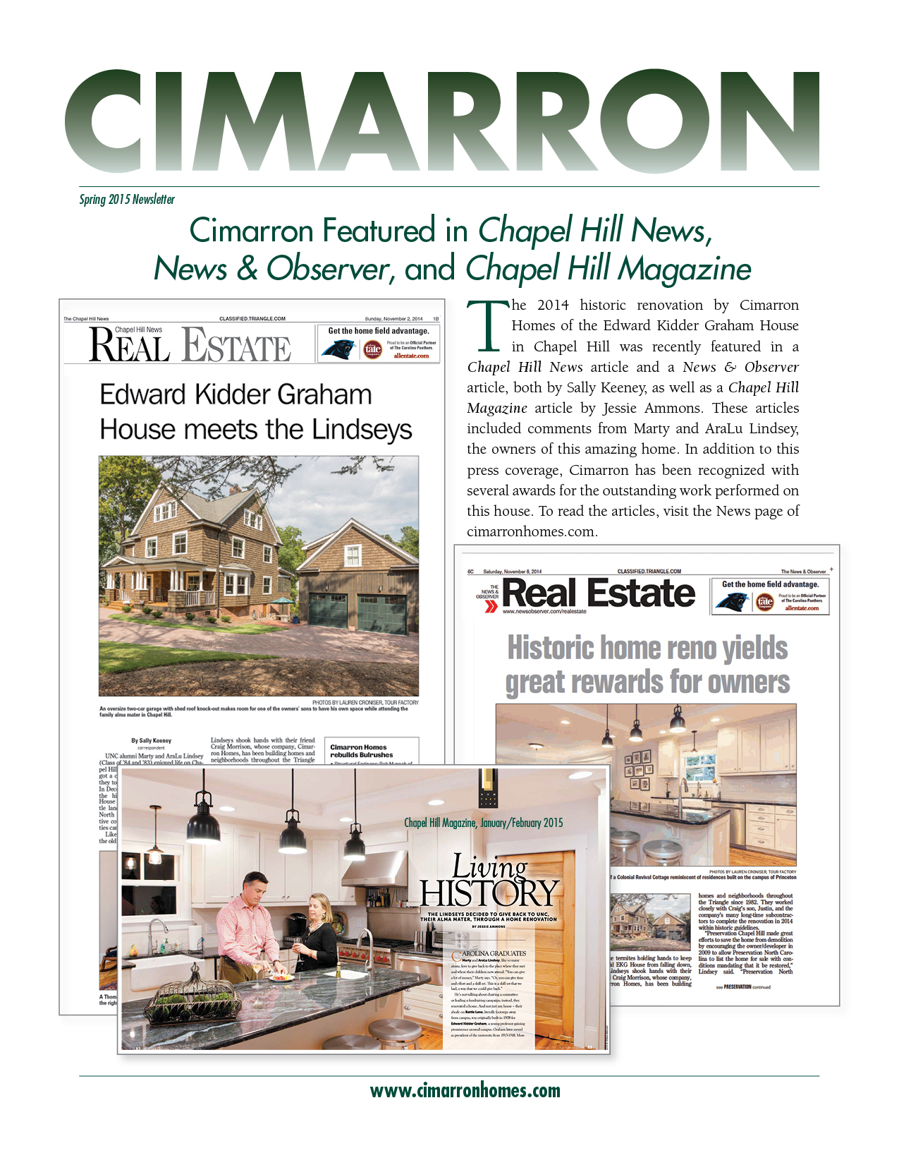 Cimarron Homes News Constructive Marketing