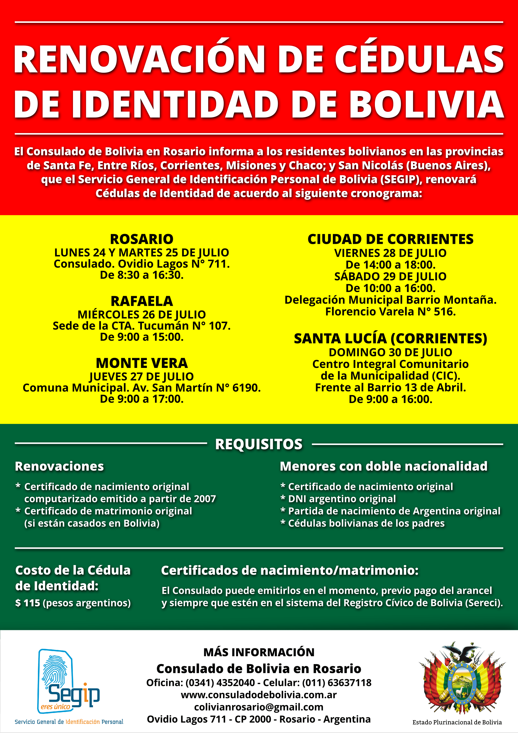 Bolivian Cedula De Identidad