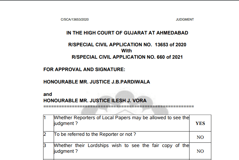 Gujarat HC in the case of The All Gujarat Federation of Tax Consultants