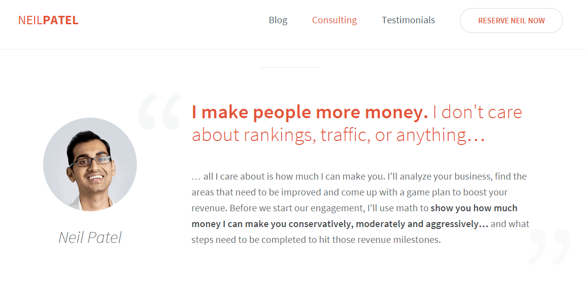 The Optimal Landing Page for Consultants Consulting Success