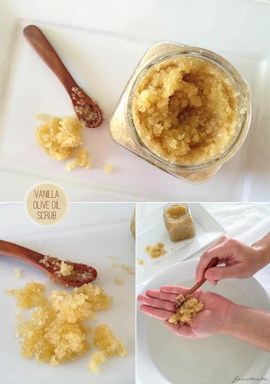 DIY Vanilla Olive Oil Sugar Scrub