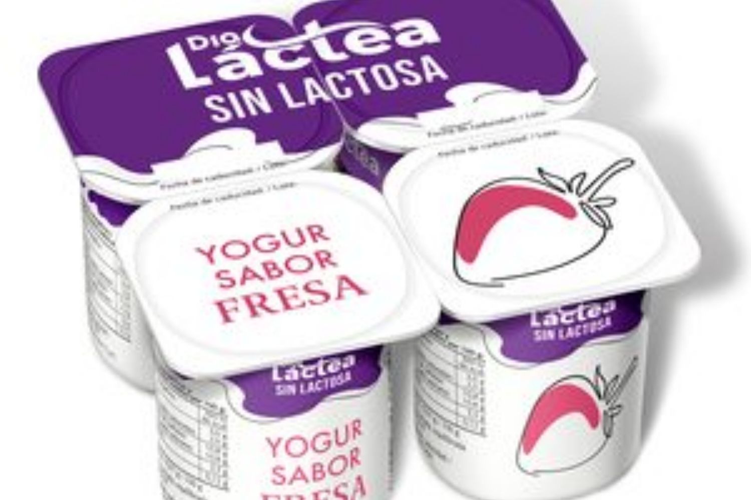 DIA yogur de fresa sin lactosa