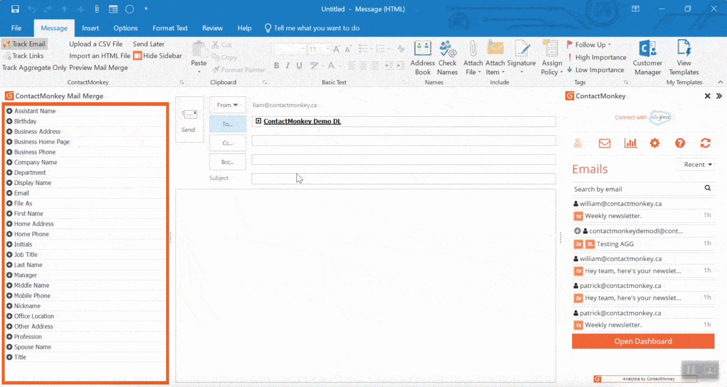 Outlook Email Tracking Track Employee Communications from Outlook